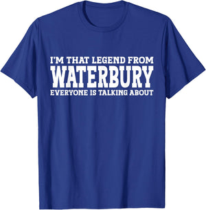Waterbury Hometown CT Connecticut Home Roots City Waterbury T-Shirt - T-Shirt | Royal