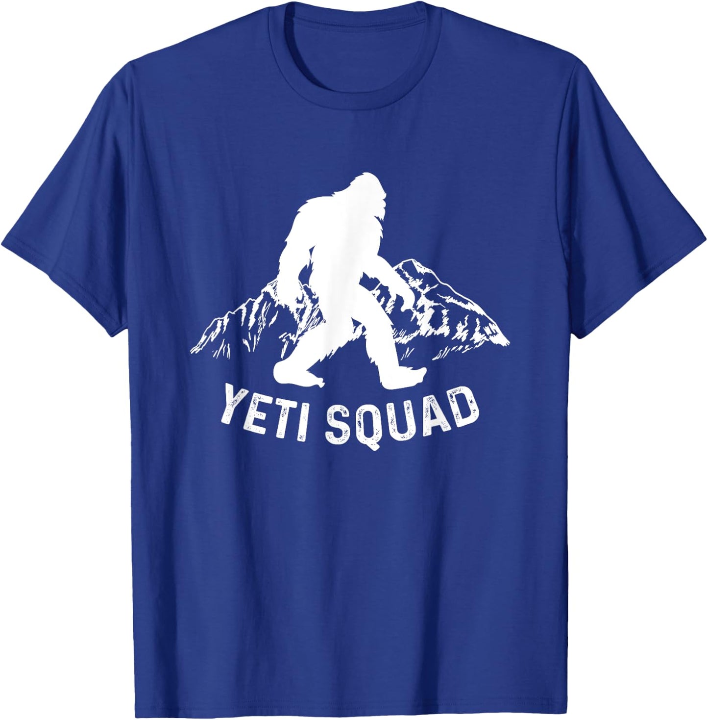 Yeti Squad Mountain Ape Snowman T-Shirt - T-Shirt | Royal