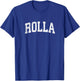 Rolla Missouri MO Vintage Athletic Sports Design T-Shirt - T-Shirt | Royal