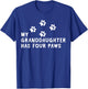 My Granddaughter Has Four Paws Dog Fur Parent Women T-Shirt - T-Shirt | Royal