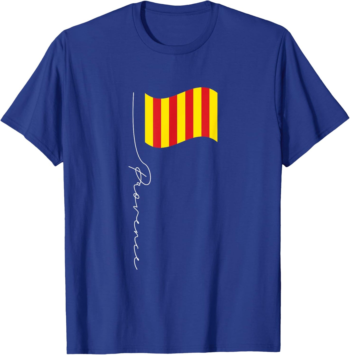 Provence Signature Flag Pole - Elegant France Regional Flag T-Shirt - T-Shirt | Royal