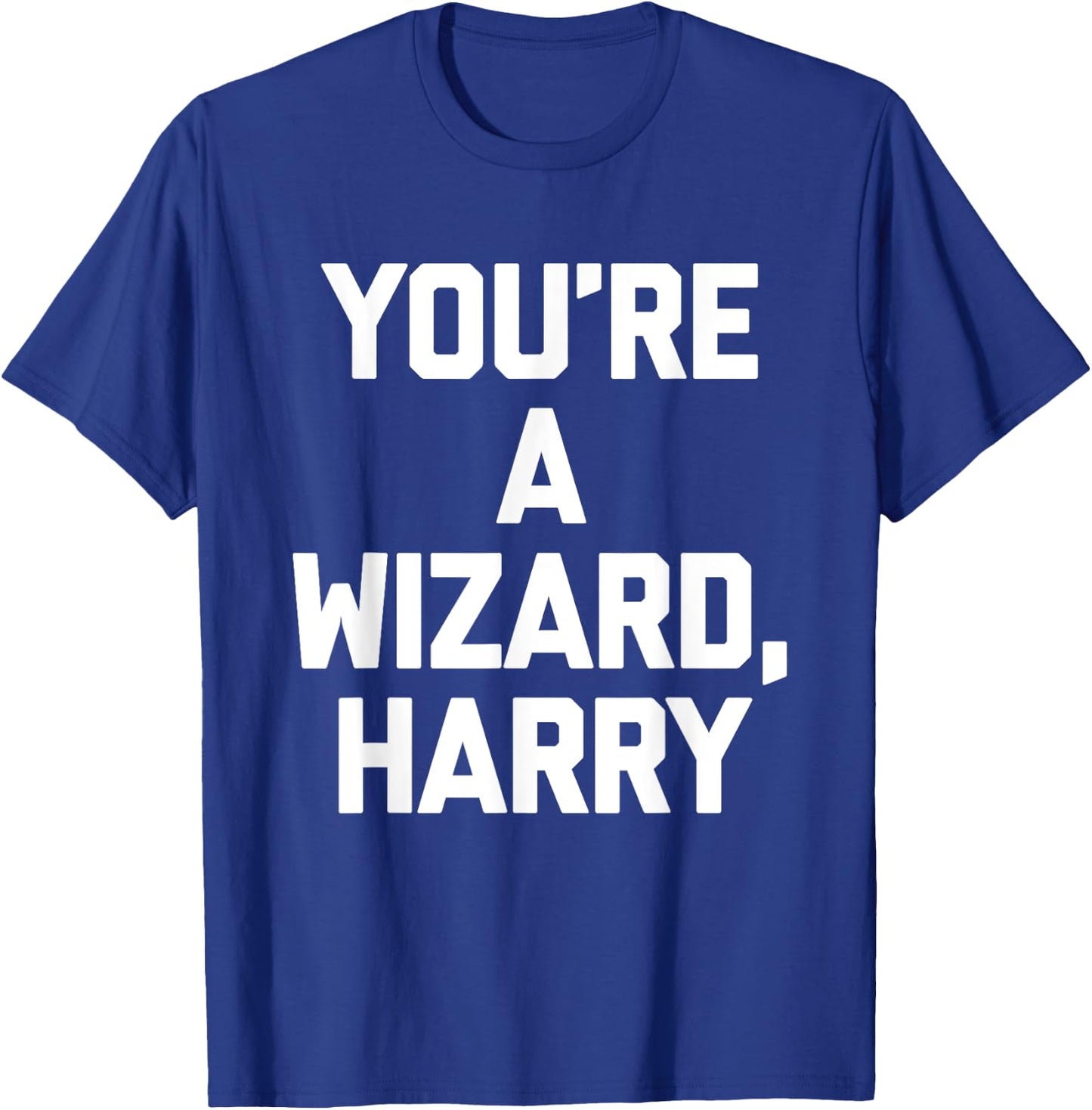 You're A Wizard Harry funny saying sarcastic novelty T-Shirt - T-Shirt | Royal