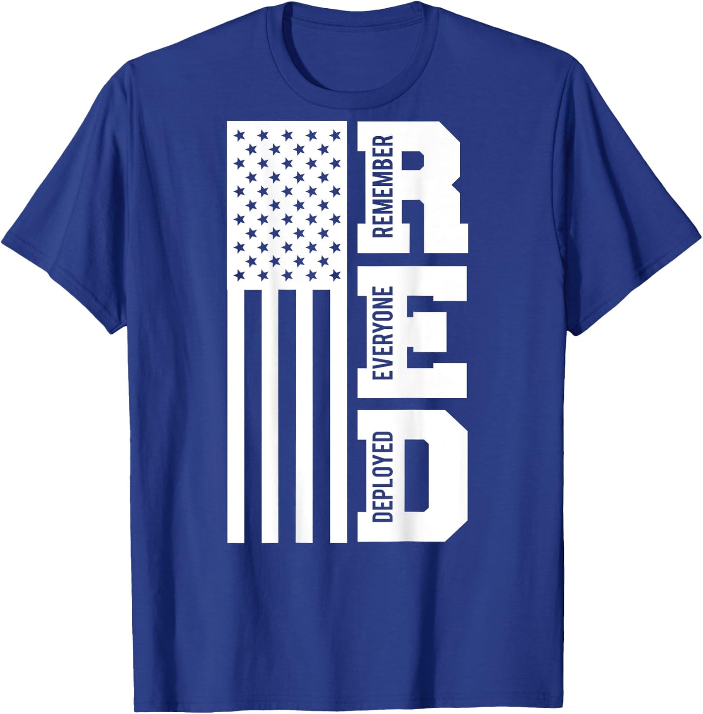 On Fridays We Wear Red Soldiers Veterans Day ON BACK T-Shirt - T-Shirt | Royal