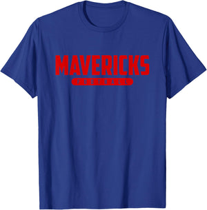 Manvel Mavericks Football T-Shirt - T-Shirt | Royal