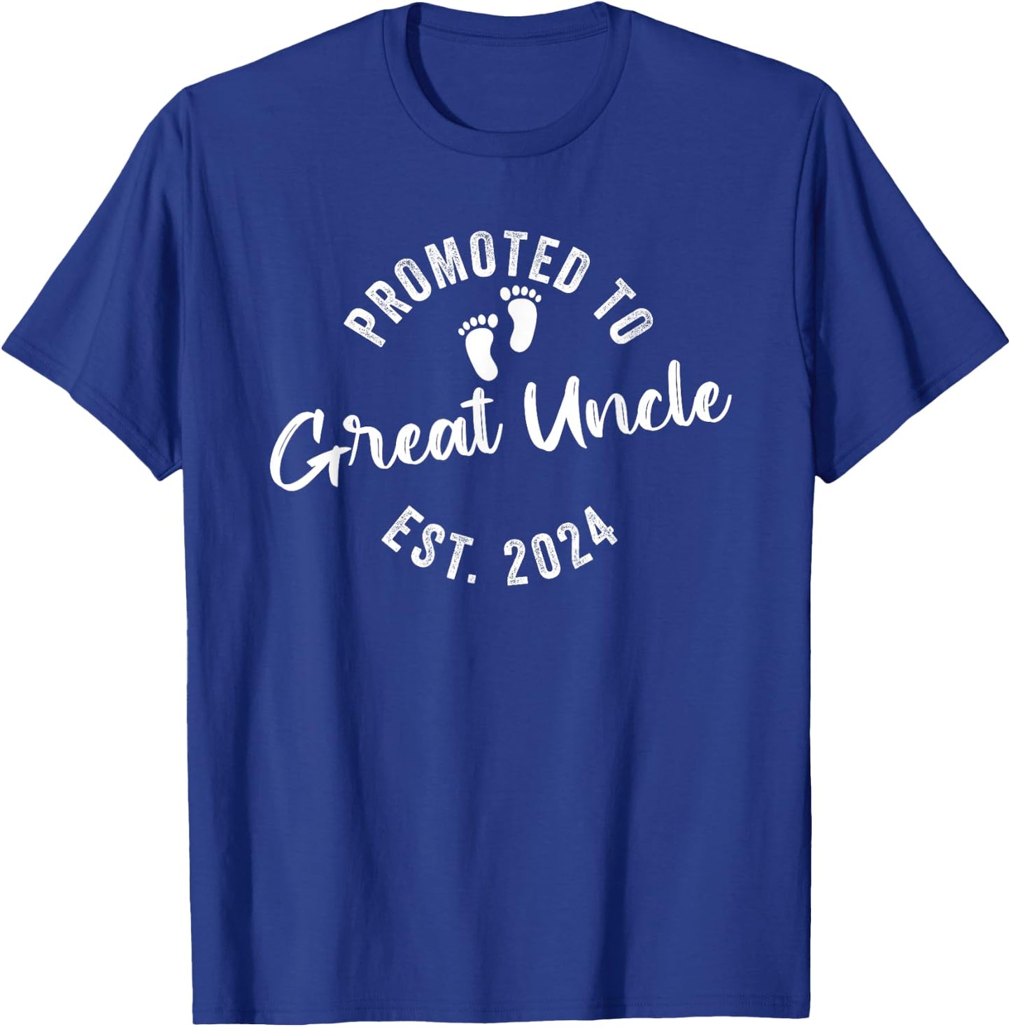 Promoted To Great Uncle 2024 T-Shirt - T-Shirt | Royal