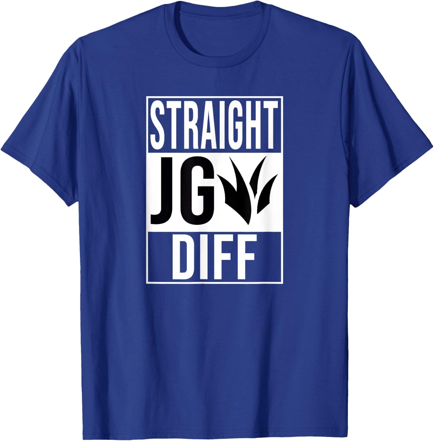 STRAIGHT OUTTA JUNGLE DIFF GAP JG DIFF JNG GAP JNGL JUNGLER , Black, S T-Shirt - T-Shirt | Royal