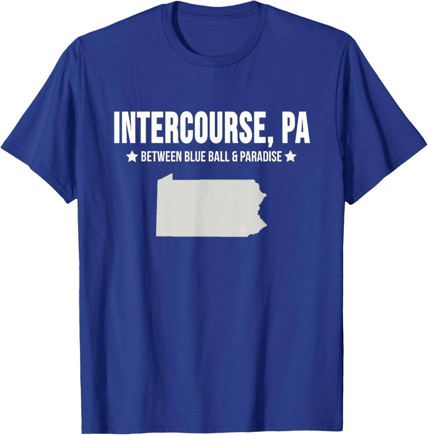 Intercourse, PA Funny Shirt T-Shirt - T-Shirt | Royal