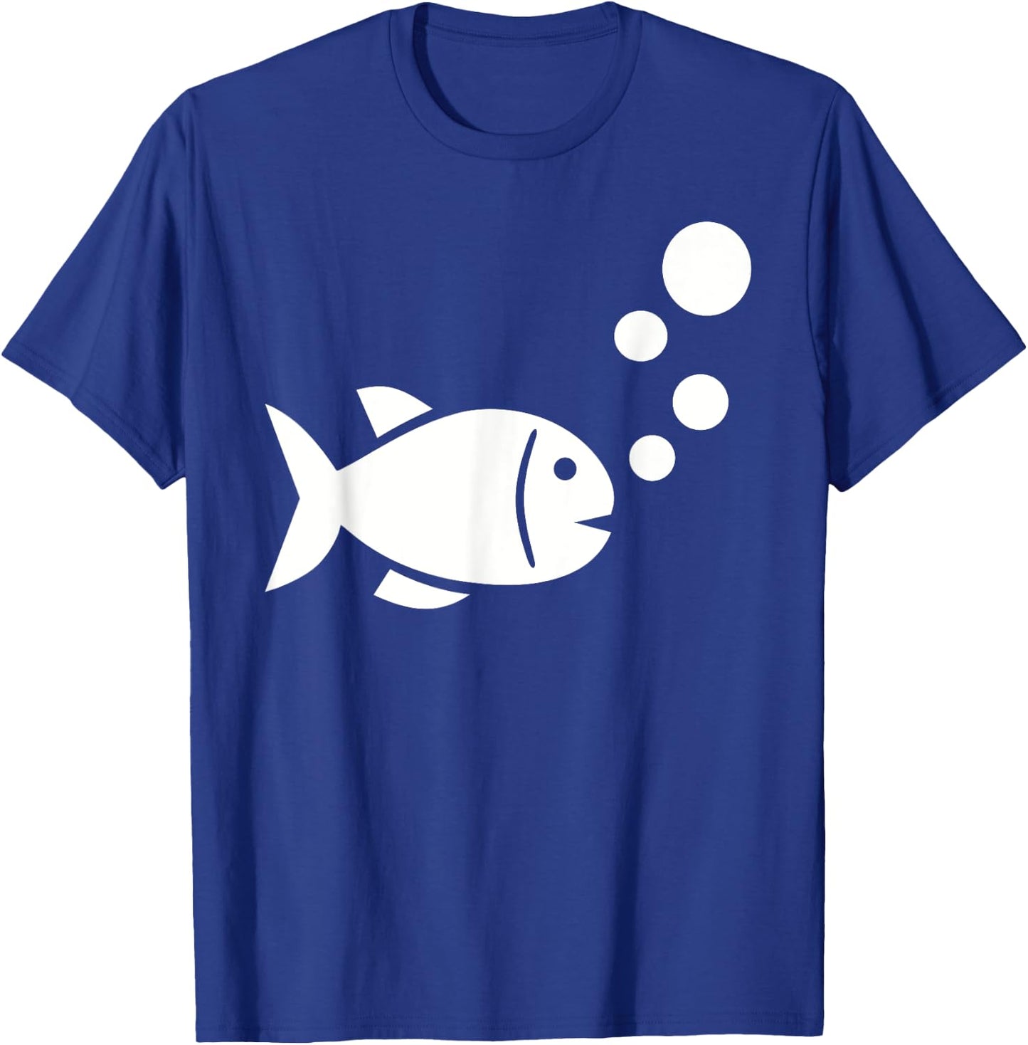 Fish bubbles T-Shirt - T-Shirt | Royal
