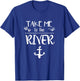 Take me to the river boating skiing camping sailing T-Shirt - T-Shirt | Royal