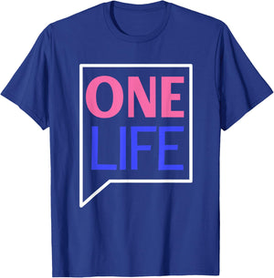 One Life Quote T-Shirt - T-Shirt | Royal