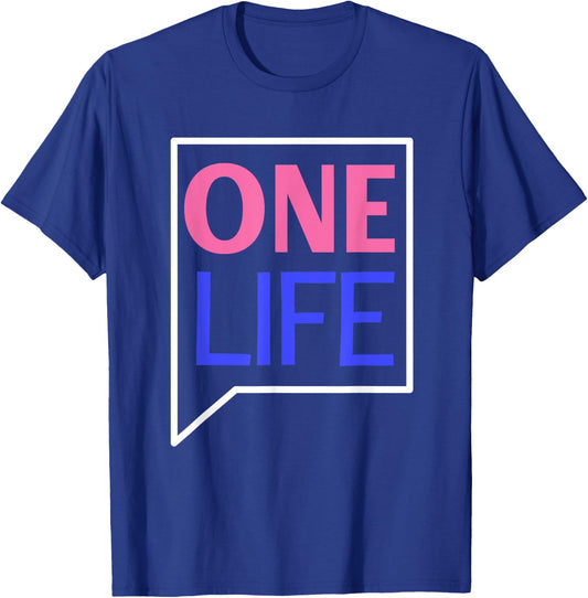 One Life Quote T-Shirt - T-Shirt | Royal
