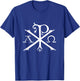 Christian Chi Rho Labarum Christogram Cross Faith T-Shirt - T-Shirt | Royal
