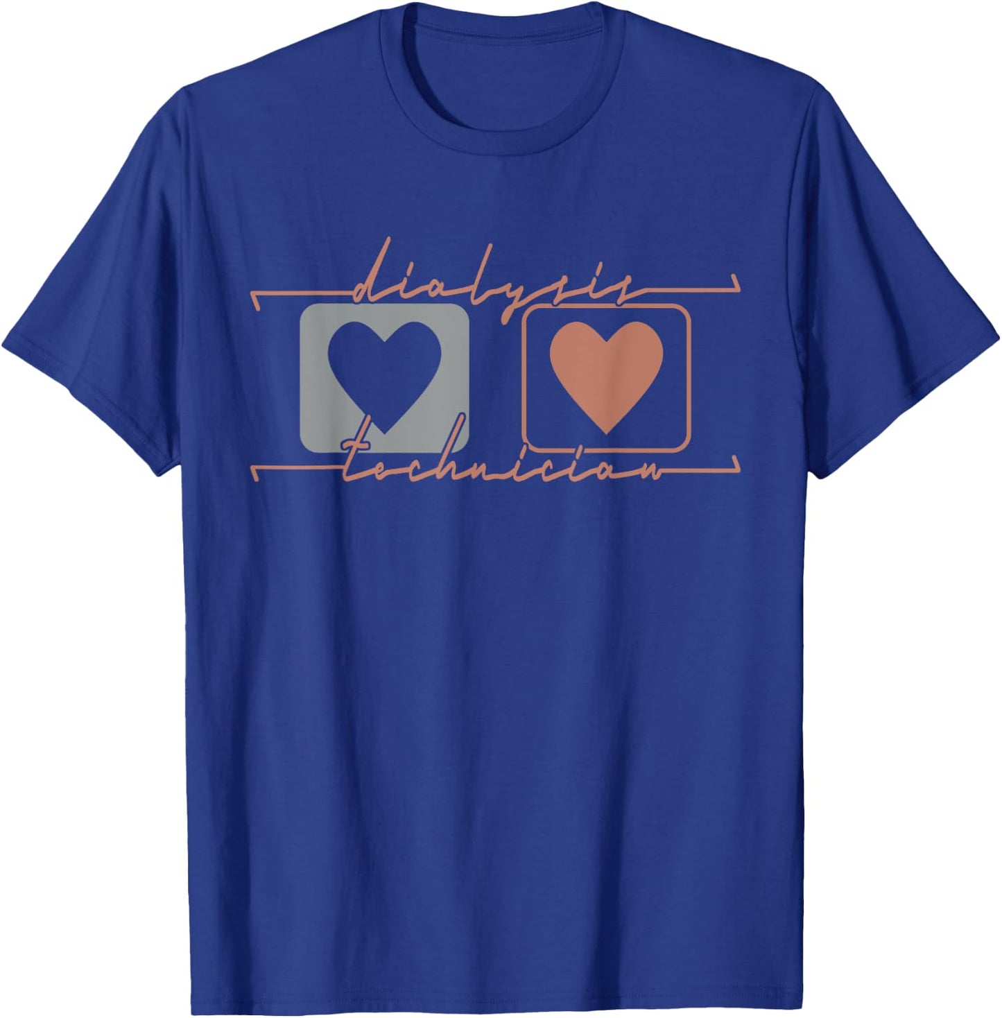 Dialysis Technician Funny Nephrology Tech Hemodialysis T-Shirt - T-Shirt | Royal