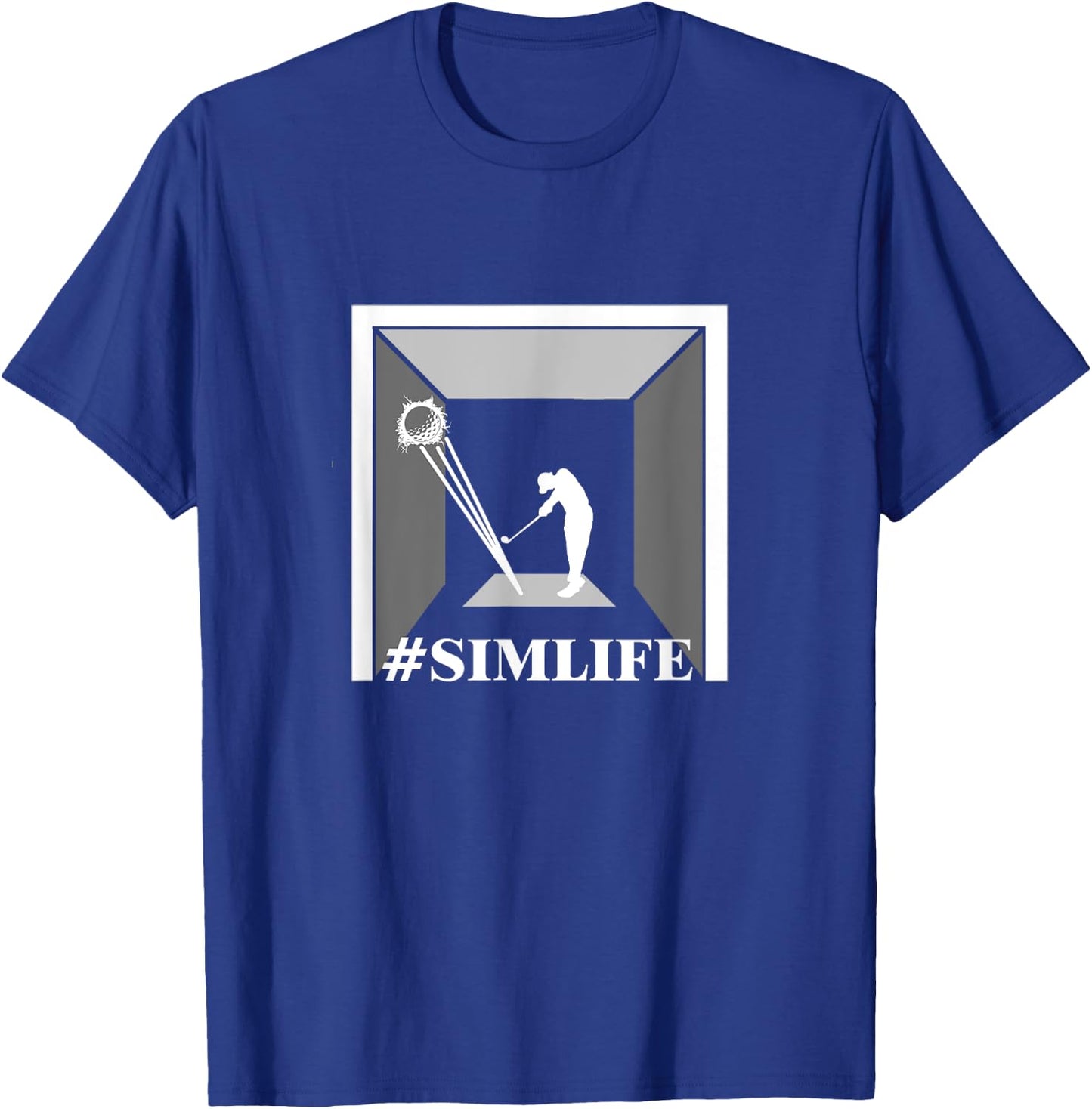 Golf Simulator T-Shirt - T-Shirt | Royal