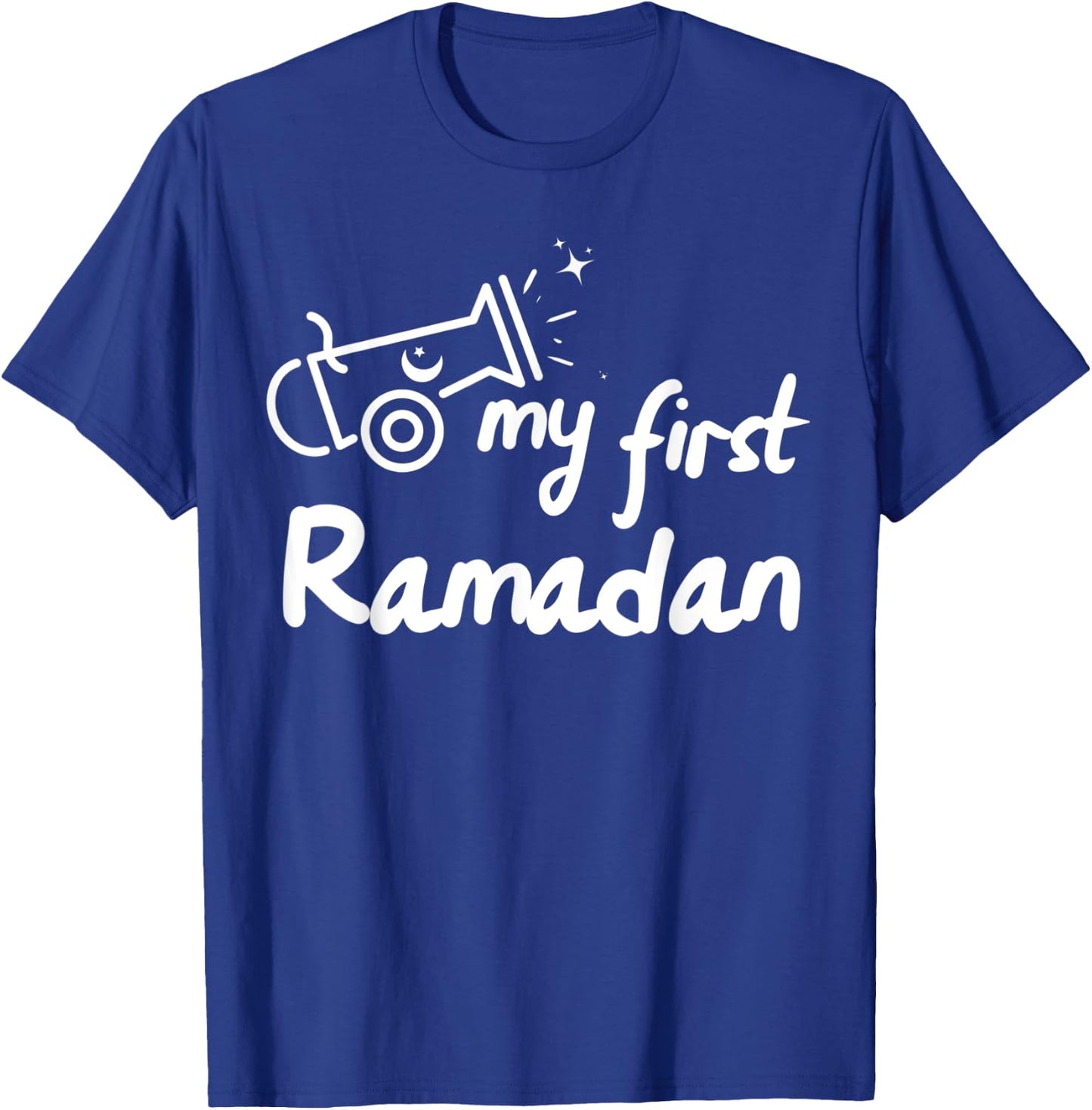 My First Ramadan For Baby, Boys, Girls Kids Fasting Ramadan , black T-Shirt - T-Shirt | Royal