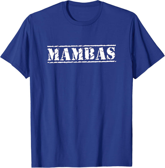 MAMBAS Baseball T-Ball Basketball Soccer Flag Football Team T-Shirt - T-Shirt | Royal