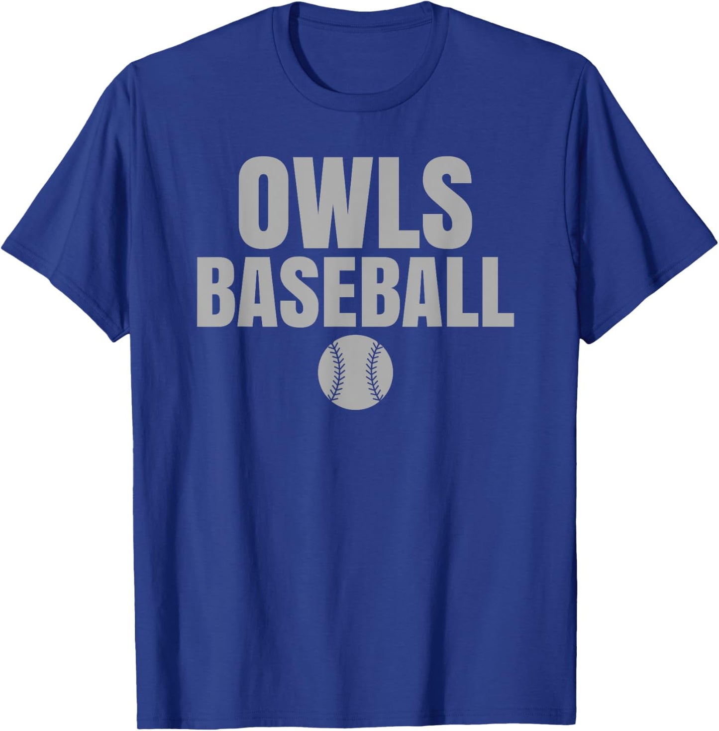 Ooltewah Owls Baseball T-Shirt - T-Shirt | Royal
