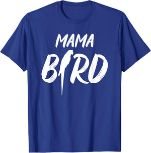 Mama Bird Pregnancy Announce Noble Parrots Animal Outfit T-Shirt - T-Shirt | Royal
