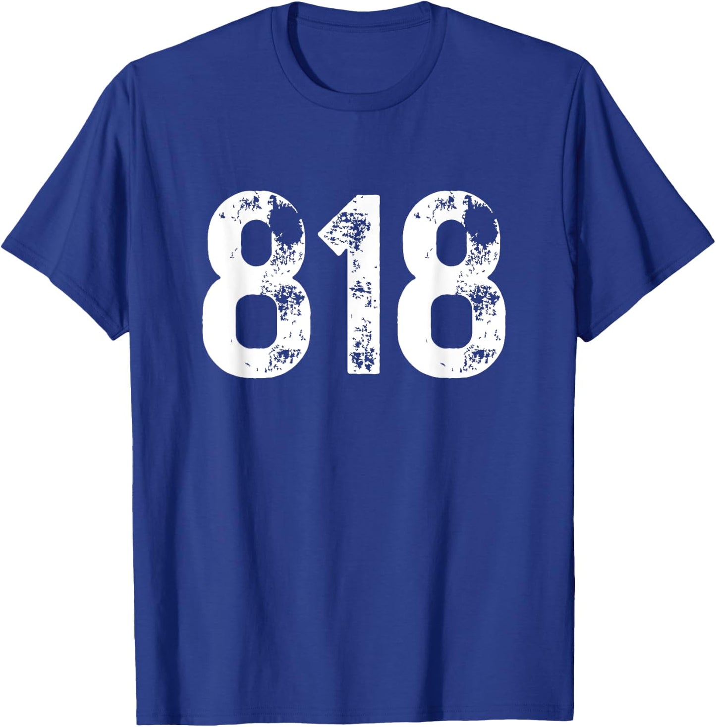 Area Code 818 Los Angeles California CA 818 T-Shirt - T-Shirt | Royal