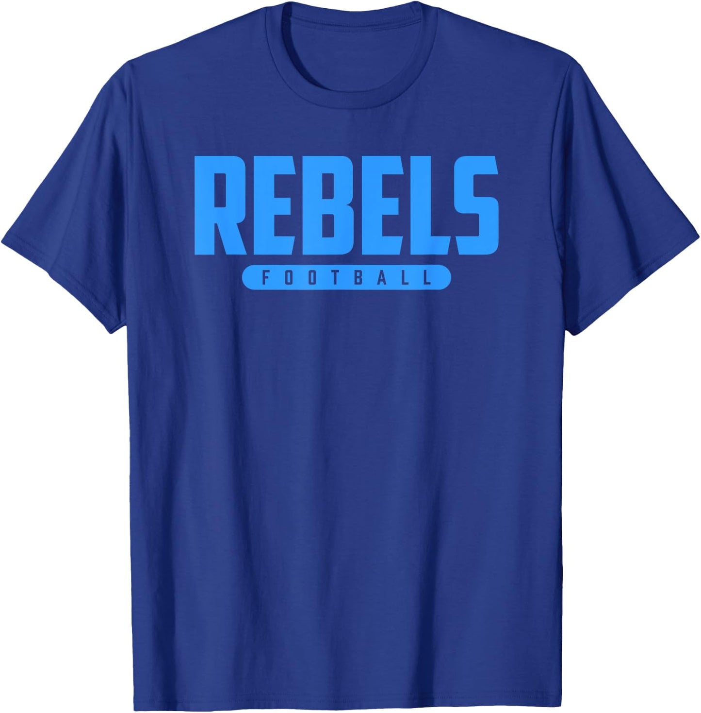 Boone County Rebels Football T-Shirt - T-Shirt | Royal