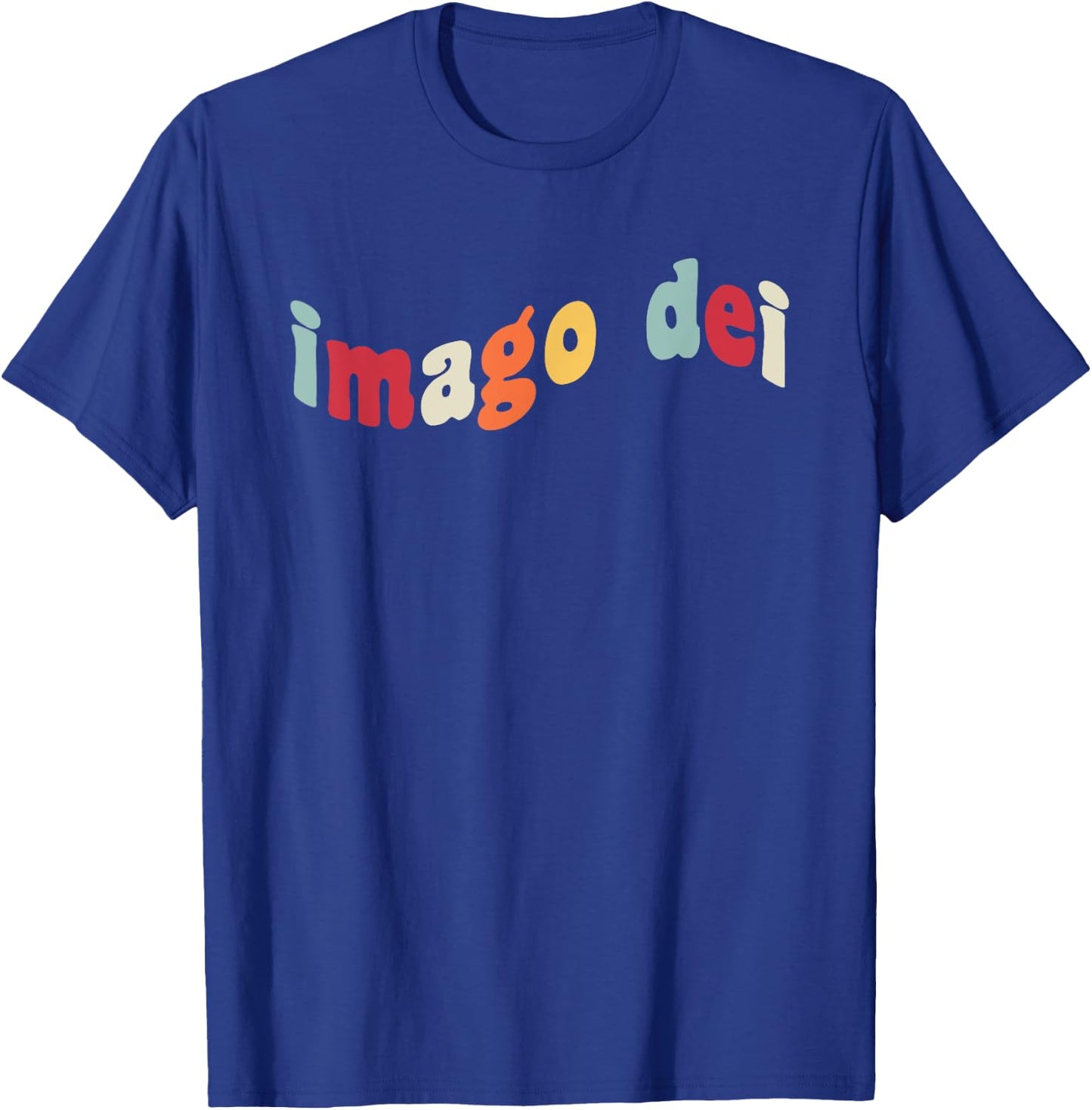 Imago Dei Made In The Image Of God Christian Bible Verse Fan T-Shirt - T-Shirt | Royal