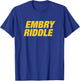 Embry-Riddle Aeronautical Eagles Sports Fan T-Shirt - T-Shirt | Royal