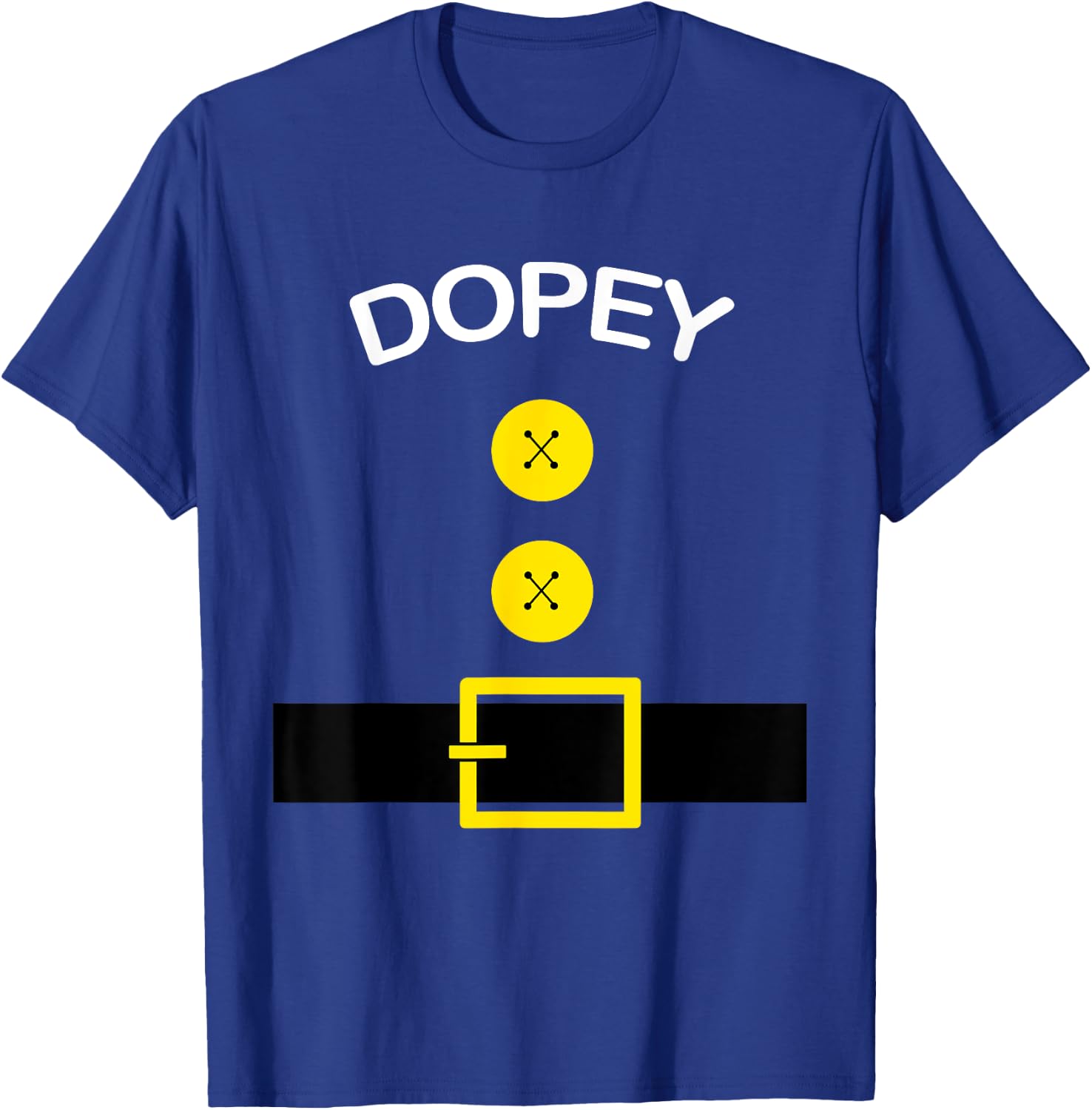 Funny Dopey Group Costume T Shirt Gift Novelty T-Shirt - T-Shirt | Royal