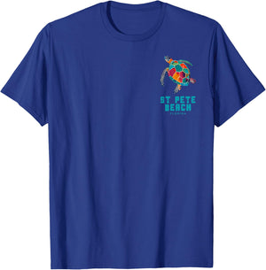 St. Pete Beach Florida Family Vacation Diving Sea Turtle Women T-Shirt - T-Shirt | Royal