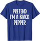 Pretend I'm a black pepper Halloween costume T-Shirt - T-Shirt | Royal