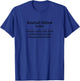 Baseball Widow T-Shirt - T-Shirt | Royal