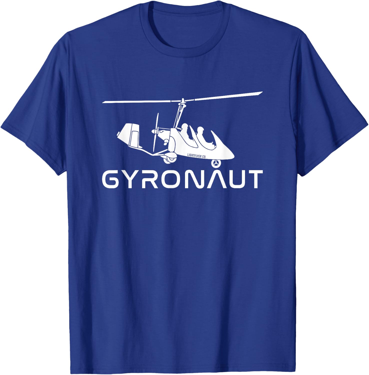 Gyronaut - For Gyrocopter Gyroplane Autogyro Pilots T-Shirt - T-Shirt | Royal