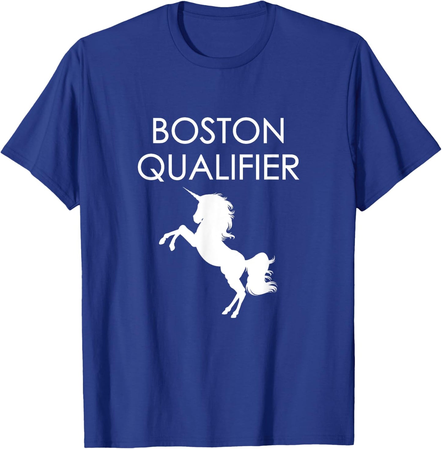 Boston Qualifier Unicorn Character T-Shirt - T-Shirt | Royal