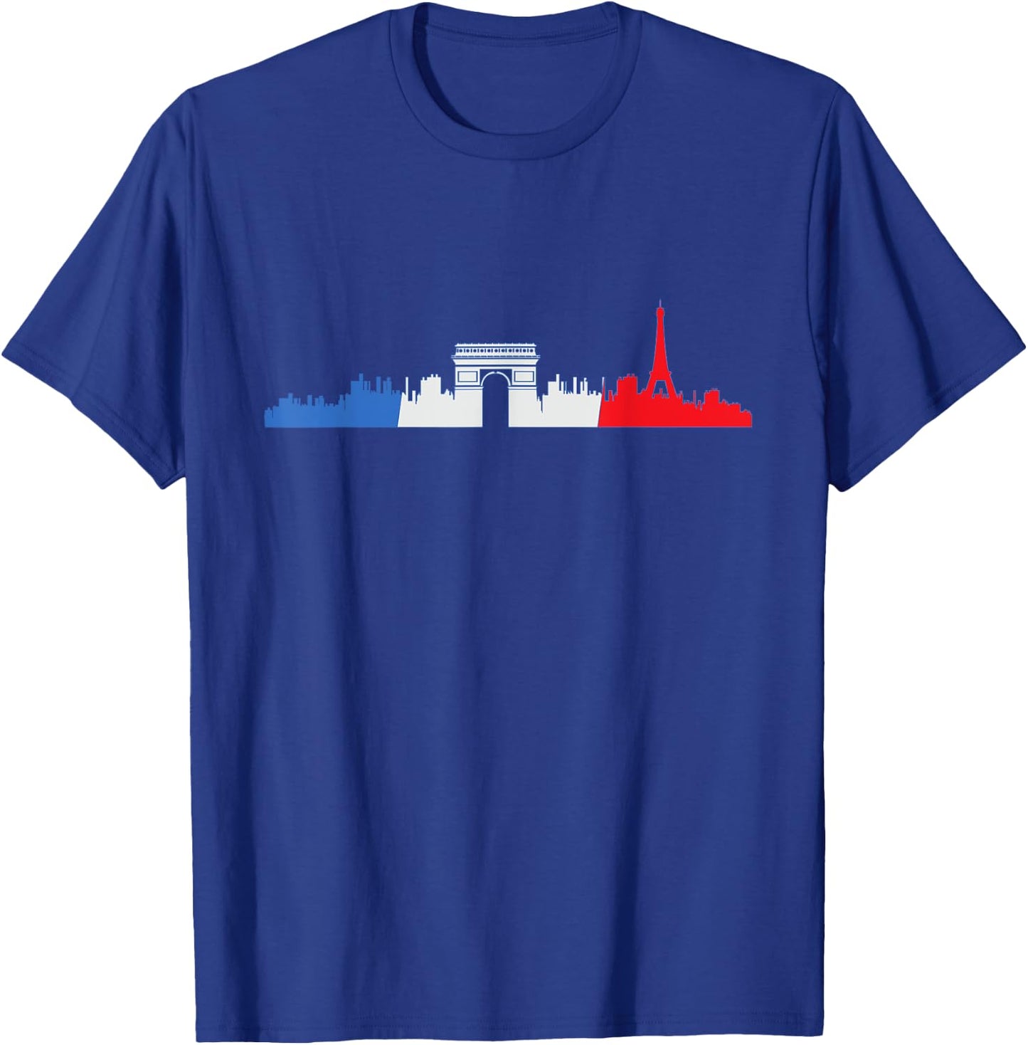 Paris Skyline Travelers France Design T-Shirt - T-Shirt | Royal