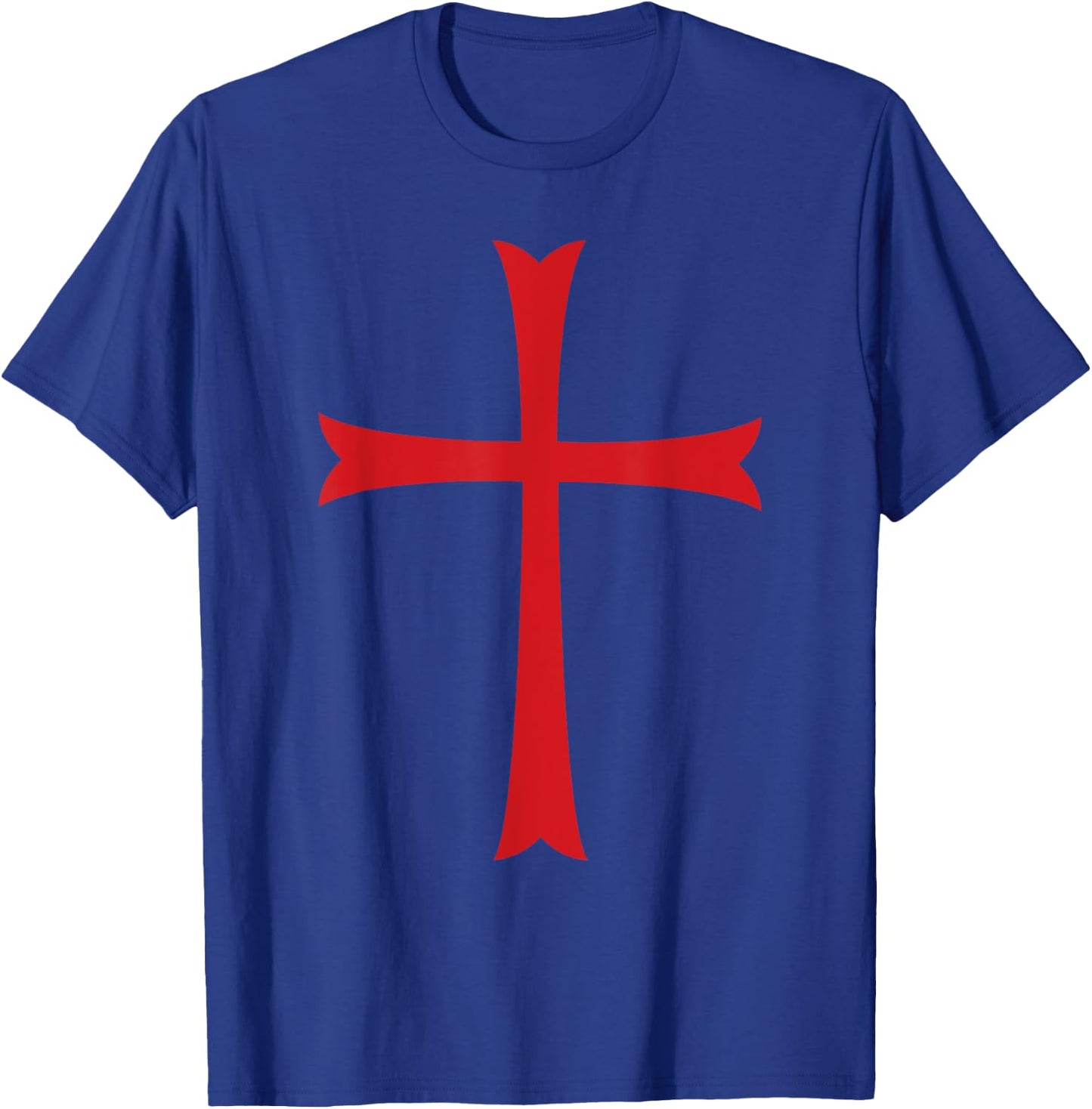 Knights Templar Cross, Crusader (Soldier of Christ) T-Shirt - T-Shirt | Royal