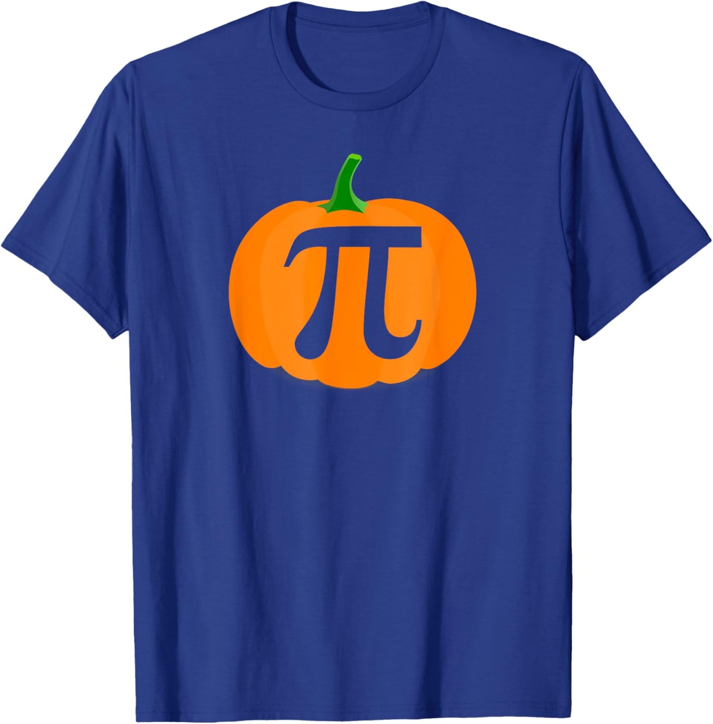 Pumpkin Pi Funny Halloween & Thanksgiving Pumpkin Pie T-Shirt - T-Shirt | Royal