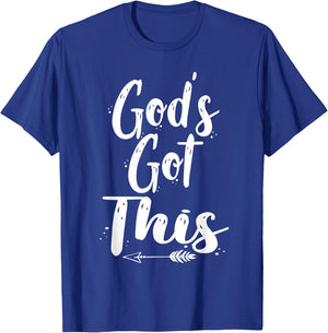 God's Got This Christian Testimony T-Shirt - T-Shirt | Royal