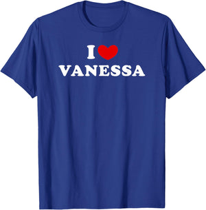 I Love Vanessa, I Love Vanessa , black T-Shirt - T-Shirt | Royal
