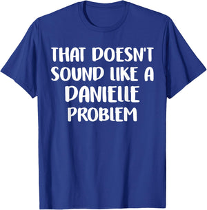 DANIELLE Personalized Cute Flower Girls DANIELLE Name T-Shirt - T-Shirt | Royal