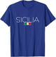 Sicilia Italia Sicily Italy Holiday Island Party T-Shirt - T-Shirt | Royal