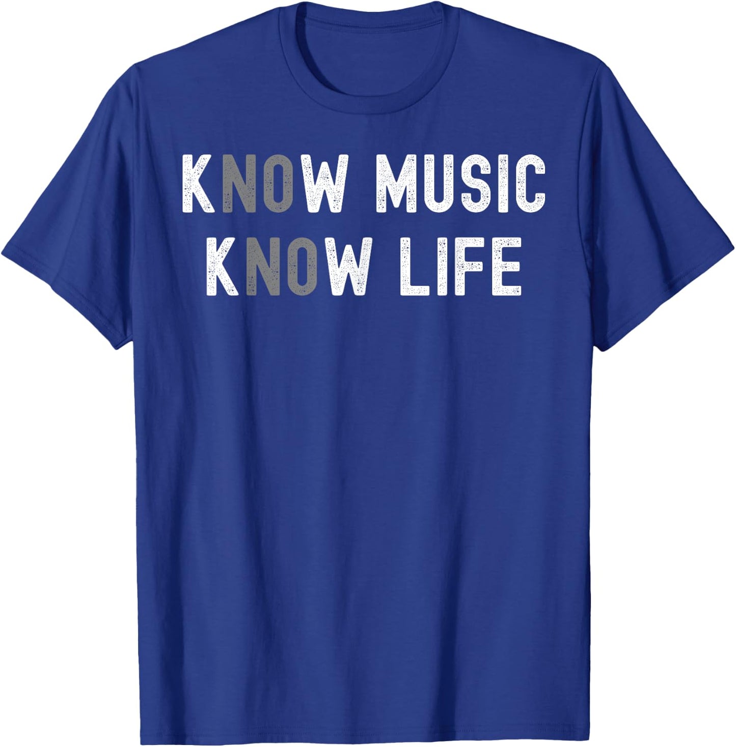 No Music No Life T-Shirt - T-Shirt | Royal
