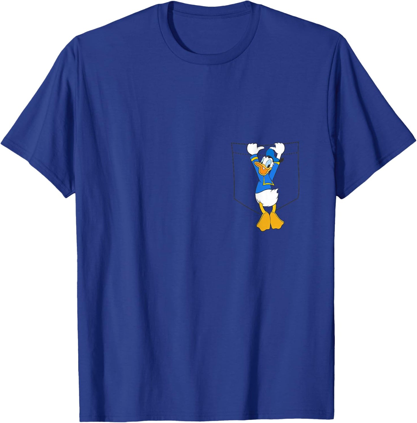 Disney Mickey & Friends Donald Duck Small Pocket T-Shirt - T-Shirt | Royal