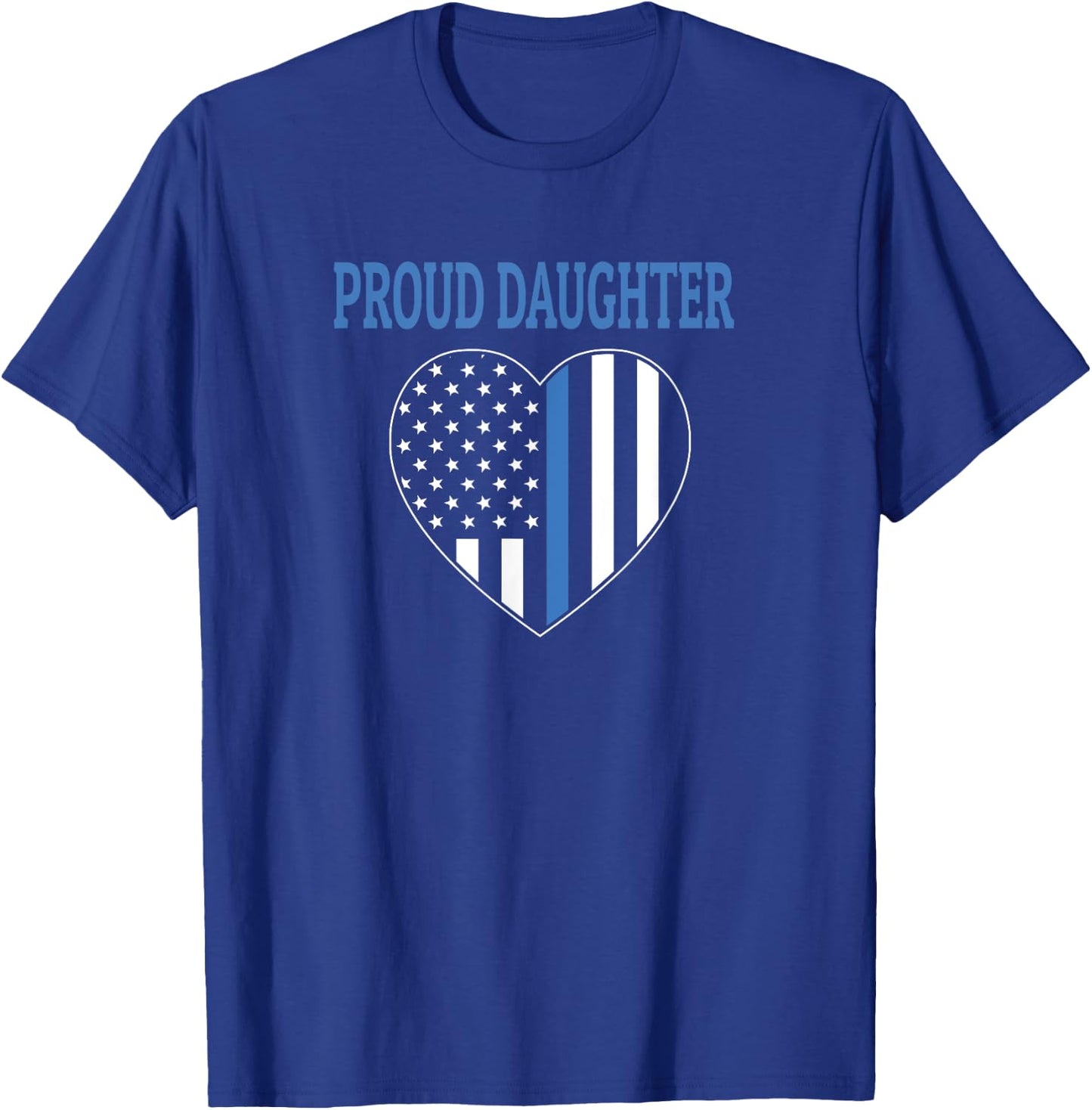 Police Officer Daughter - Proud Daughter T-Shirt - T-Shirt | Royal