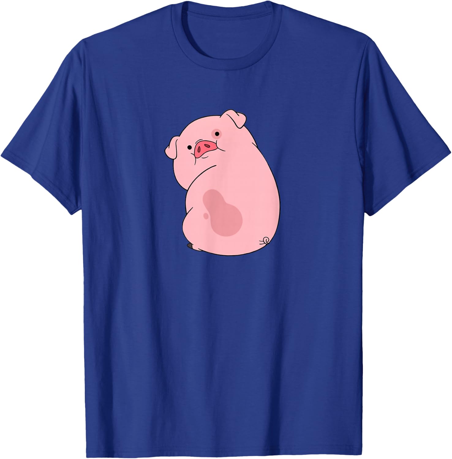 Disney Channel Gravity Falls Waddles the Pig , Black, S T-Shirt - T-Shirt | Royal