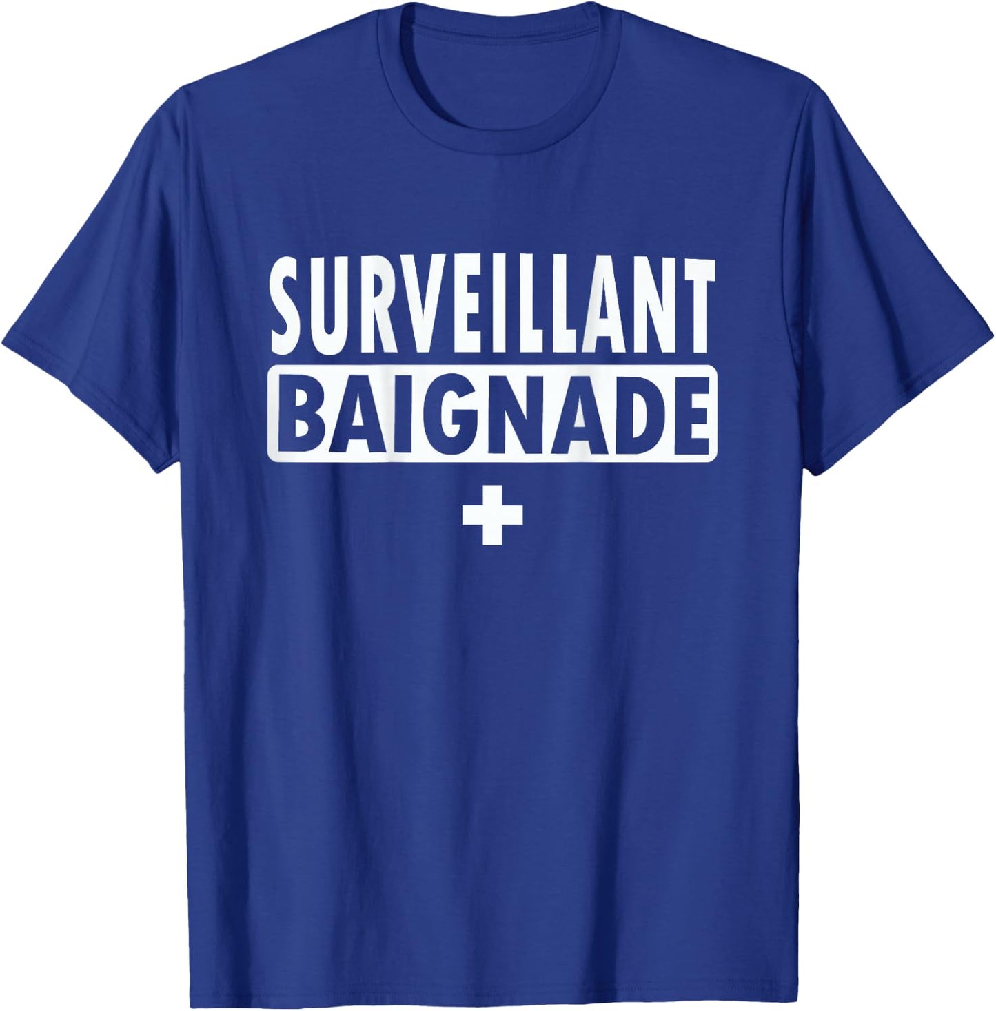 Swimming Supervisor , Blue, S T-Shirt - T-Shirt | Royal