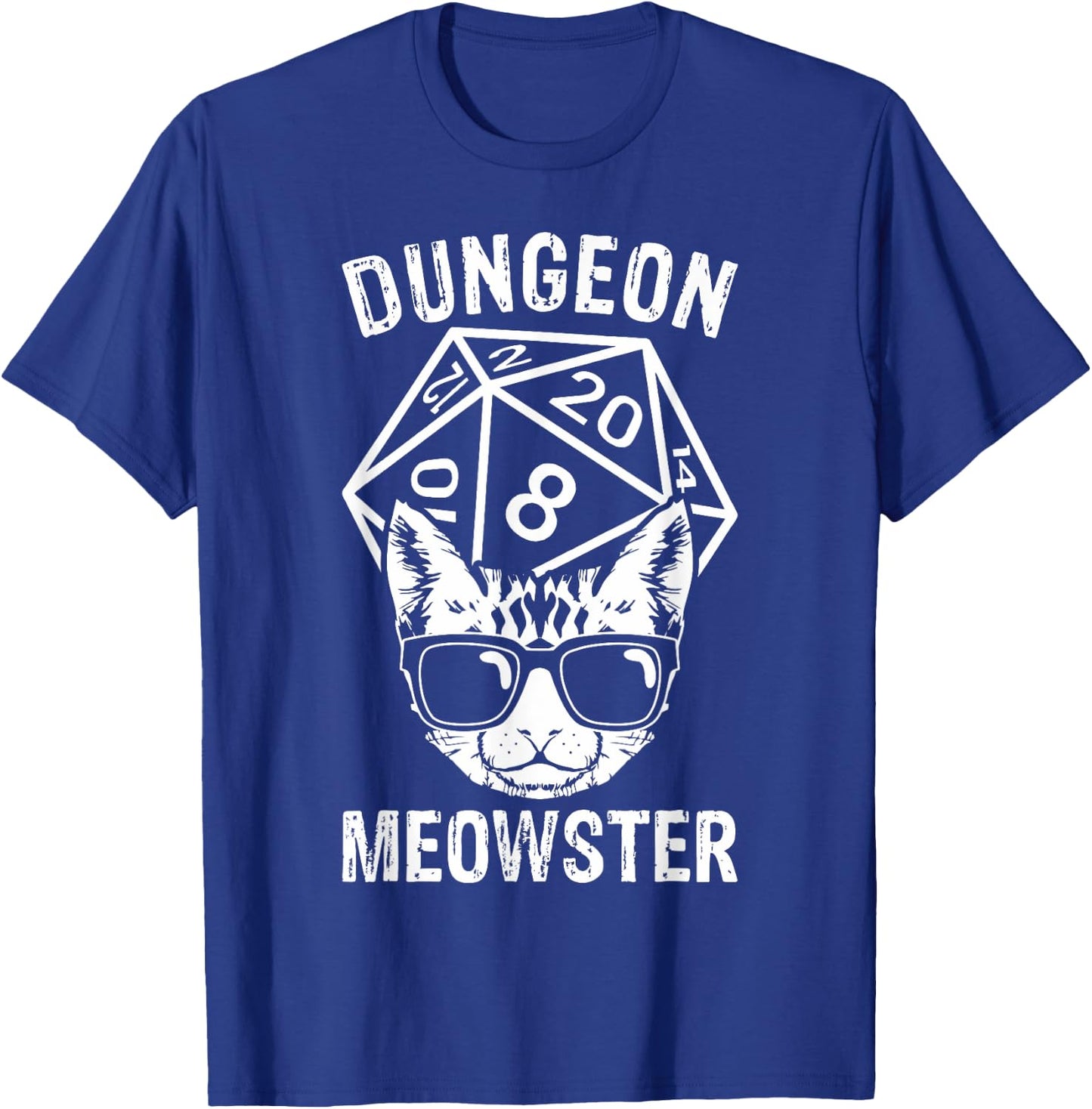 Dungeon Meowster Funny Cat Game Lover Women Girls Kids T-Shirt - T-Shirt | Royal