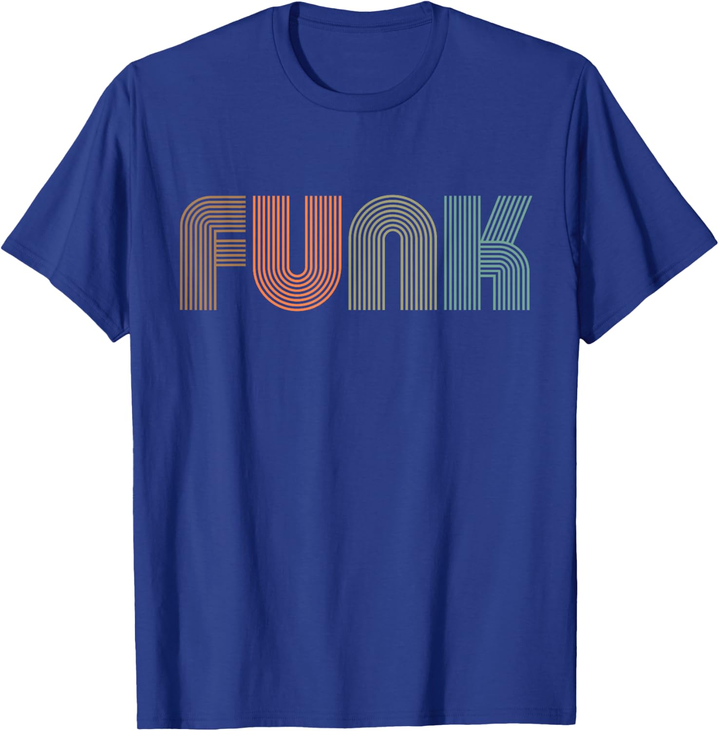 Funk Music Design With Retro Vintage Inspired By 70s Sound T-Shirt - T-Shirt | Royal