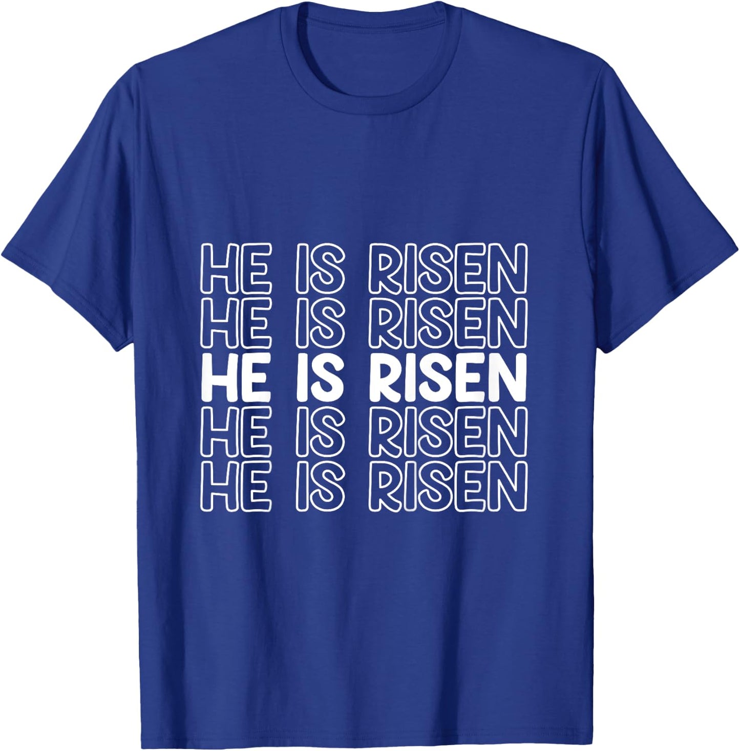 He Is Risen Christian Easter Boys And Girls Easter Toddlers T-Shirt - T-Shirt | Royal
