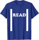 Read Between The Lines - English Language Idiom Linguistics T-Shirt - T-Shirt | Royal