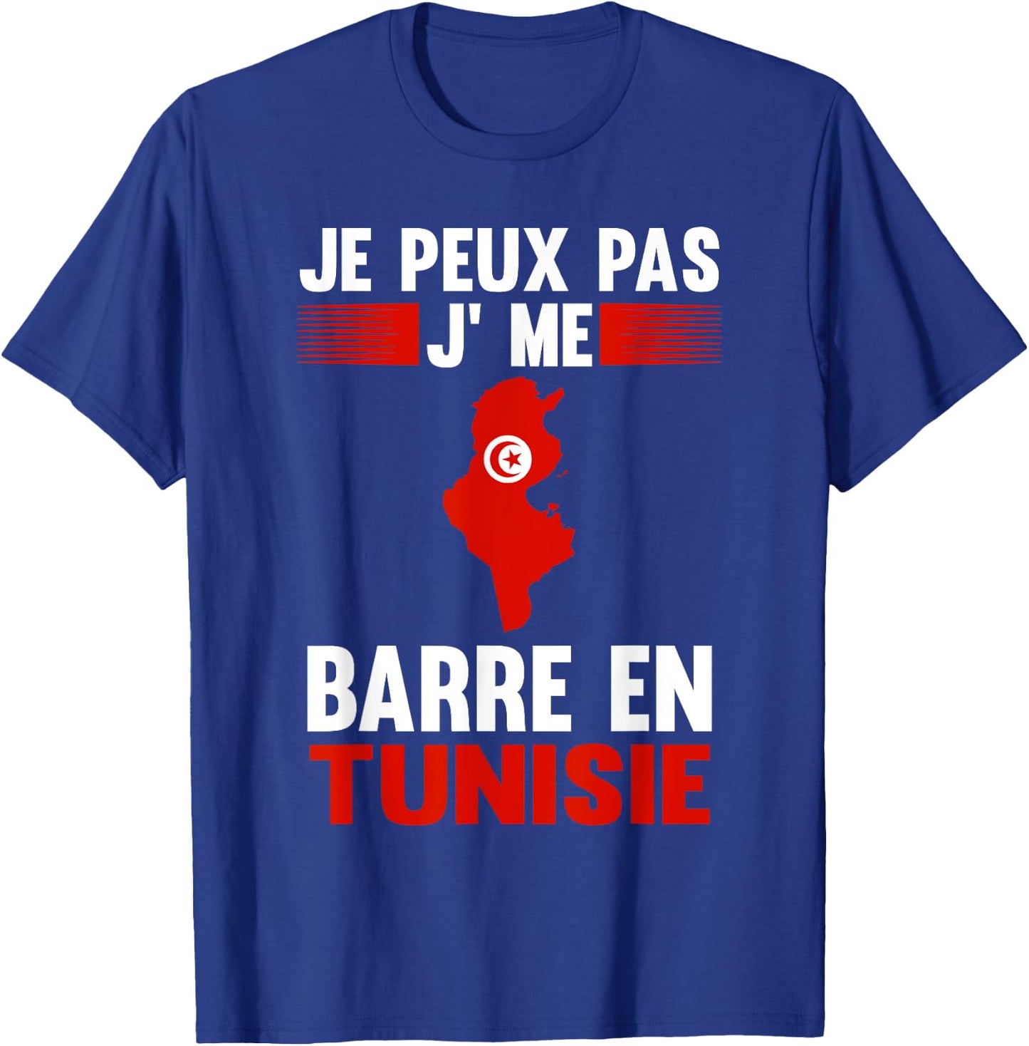 Je peux pas je me barre en Tunisia Tunisia , Black, S T-Shirt - T-Shirt | Royal