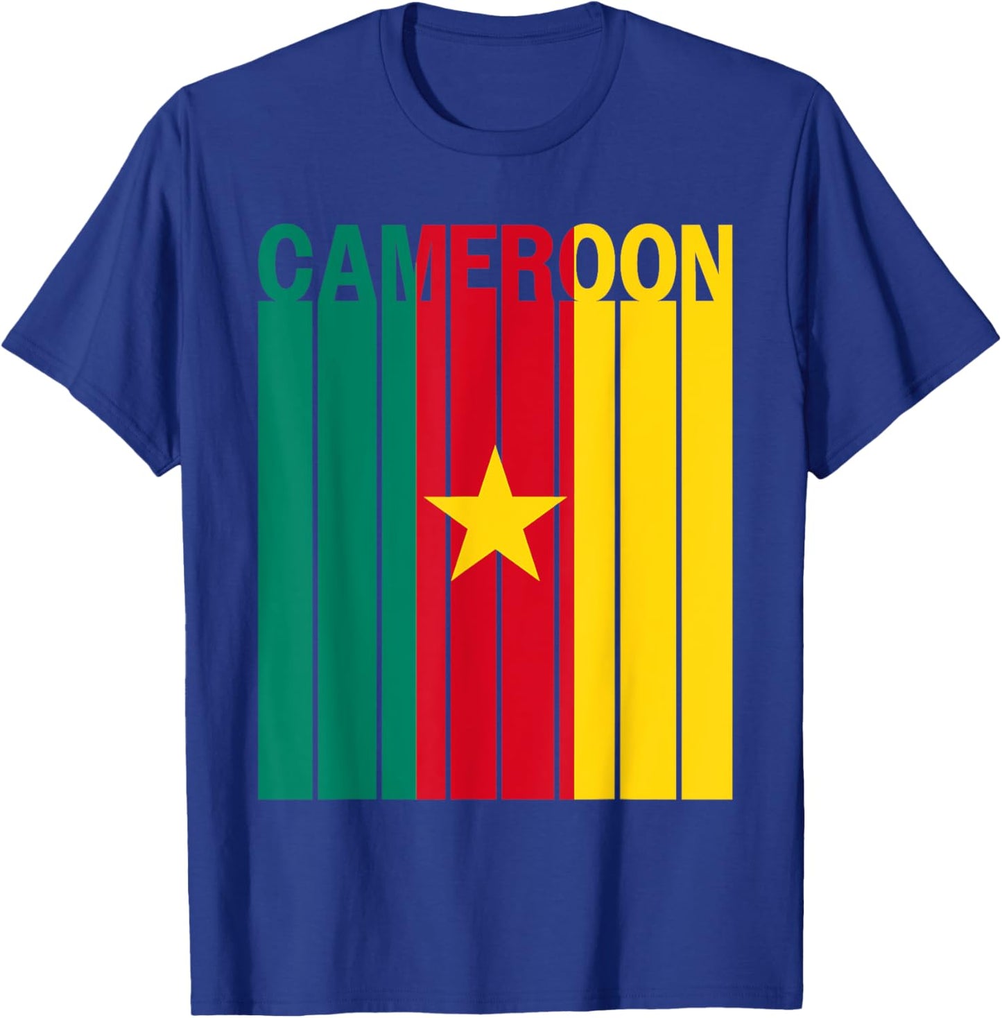 Cameroon Flag T-Shirt - T-Shirt | Royal